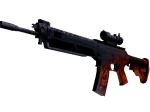 SG 553 | Darkwing (Minimal Wear)