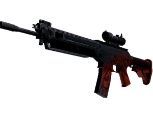 SG 553 | Darkwing (Battle-Scarred)