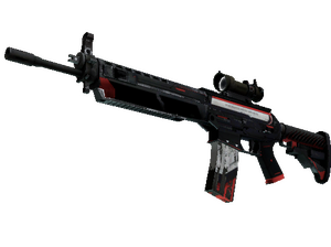 SG 553 | Cyrex (Battle-Scarred)