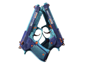 Dual Berettas | Hydro Strike (Battle-Scarred)