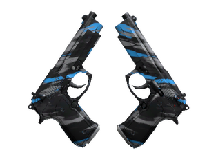 Dual Berettas | Shred (Minimal Wear)