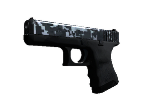 Glock-18 | Steel Disruption (Minimal Wear)