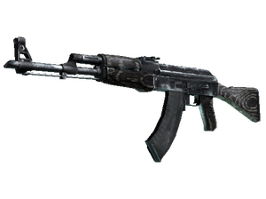 Souvenir AK-47 | Black Laminate (Battle-Scarred)
