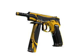 StatTrak™ CZ75-Auto | Yellow Jacket (Battle-Scarred)