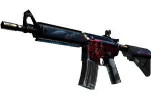 M4A4 | Spider Lily (Battle-Scarred)