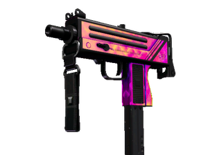 MAC-10 | Disco Tech (Well-Worn)
