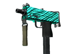MAC-10 | Malachite (Well-Worn)