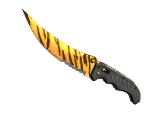 ★ StatTrak™ Flip Knife | Tiger Tooth (Factory New)
