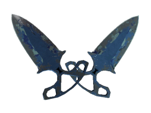 ★ Shadow Daggers | Bright Water (Battle-Scarred)