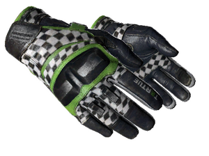 ★ Moto Gloves | Finish Line (Well-Worn)
